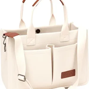 Canvas Tote Bag for Women,Women's Bags Crossbody Bags Work Laptop Tote Bag Large Handbags Purse for Travel Nurse Teacher